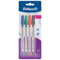 Olovka kemijska stick k86 super soft pk4 pelikan 804585 sortirano blister (37256)
