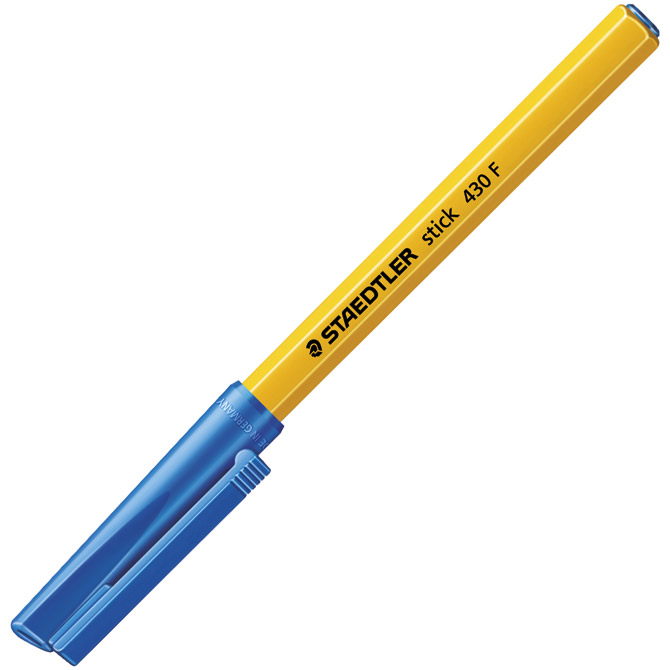 Olovka kemijska stick staedtler 430 f-3 plava (37262)
