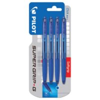 Olovka kemijska super grip g retractable pk4 pilot plava blister (37272)