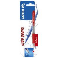 Olovka kemijska super grip pilot bpgp-10r-m crvena blister (37278)