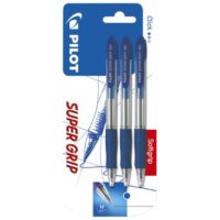 Olovka kemijska super grip pk3 pilot bpgp-10r-m plava blister (37285)