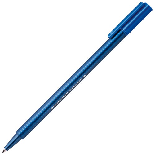 Olovka kemijska ball triplus staedtler 437 m-3 plava (37297)
