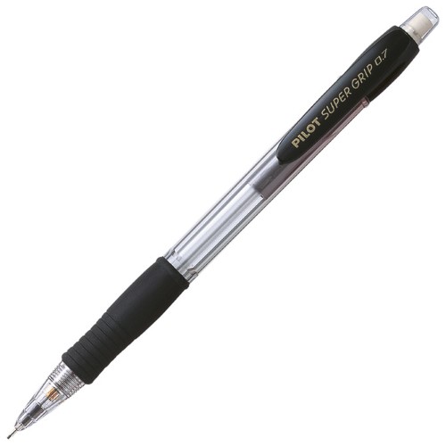 Olovka tehnička 0,7mm super grip pilot h-187-sl-b crna (37368)