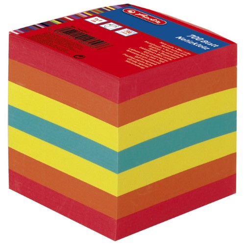 Papir za kocku 9x9x9cm ljepljeni herlitz 146092 boja (37419)