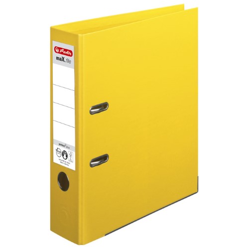 Registrator A4 široki samostojeći max,file herlitz 10834356 žuti (37998)