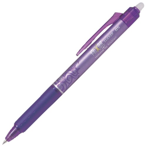 Roler gel 0,5mm frixion ball clicker piši-briši pilot blrt-fr5-v ljubičasti (38076)