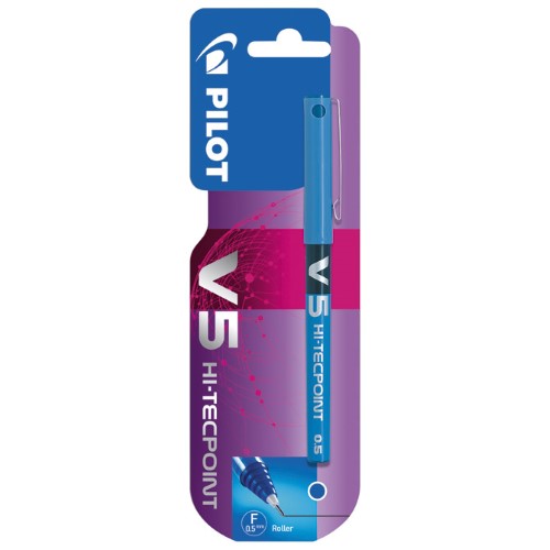 Roler 0,5mm hi-tecpoint v5 pilot bx-v5 plavi blister (38189)