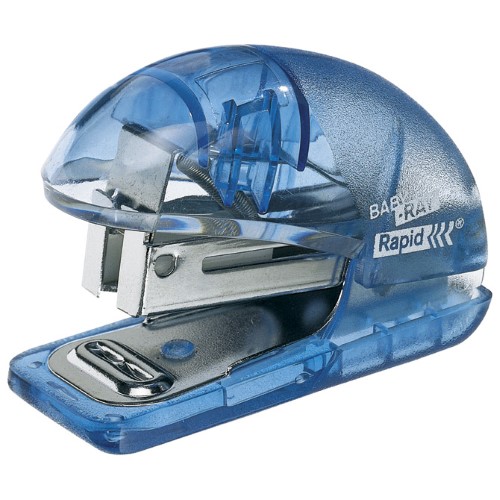 Stroj za spajanje do 10 listova mini baby ray rapid 10184032 prozirno plavi (38794)