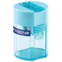 Šiljilo metalno s pvc kutijom 2rupe staedtler 512 006-37 tirkiz (38848)