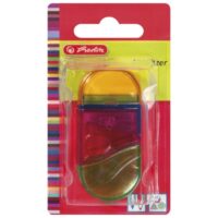 Šiljilo-gumica pvc s pvc kutijom 1rupa herlitz 10198612 blister (38867)