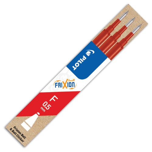 Uložak za roler 0,5mm frixion piši-briši pk3 pilot bls-fr5-r-s3 crveni (39302)
