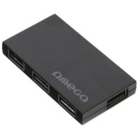 USB HUB 2.0 EXTERNI 4-PORTNI BLACK BOX OMEGA CRNI (40028)