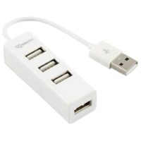 Usb hub 2,0 externi 4-portni sbox h-204 bijeli (40029)