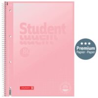 Blok kolegij A4 karo 80l perforacija plus 4rupe pastel soft brunnen 10-67328 96 sortirano (40053)