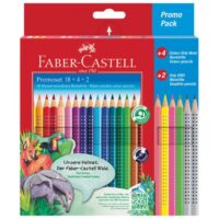 Boje drvene 22boje grip 2001 plus 2olovke grafitne grip 2001 faber castell 201540 (40279)