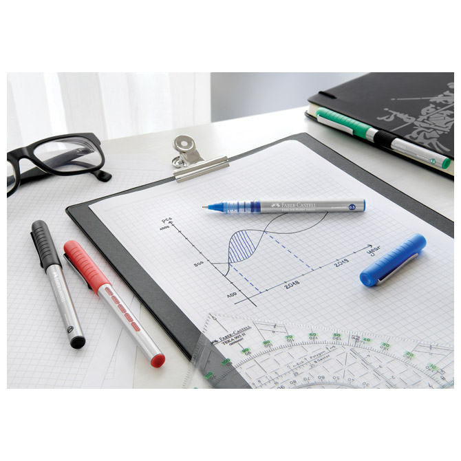 Roler 0,2mm micro (0,5mm) free ink faber castell 348504 zeleni (40295)