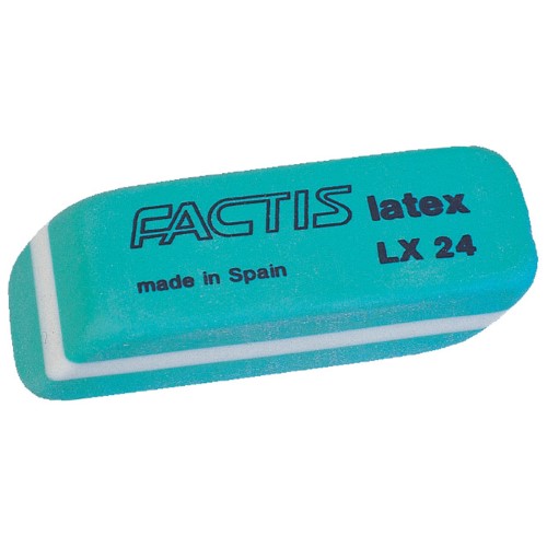 Gumica plastična lx24 soft factis zelena-komad (40621)