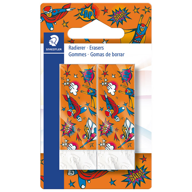 Gumica rasoplast b20 pk2 comic staedtler 526b2cobk2 blister (40634)