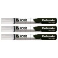 Marker-kreda za staklo 4mm pk3 nobo 34438398 bijeli (40761)