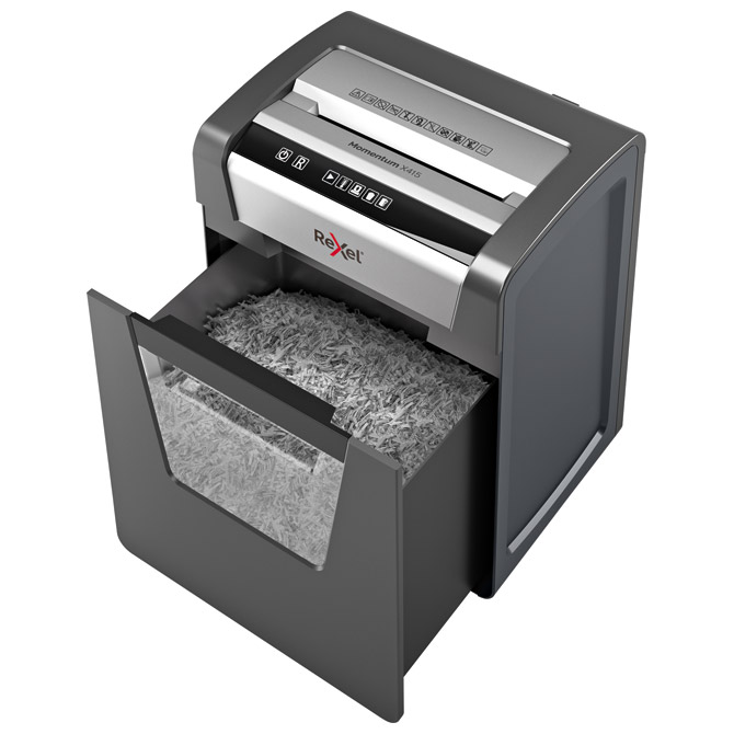 Uništavač dokumentacije 15 listova crosscut momentum x415 rexel 2104576eu (41349)
