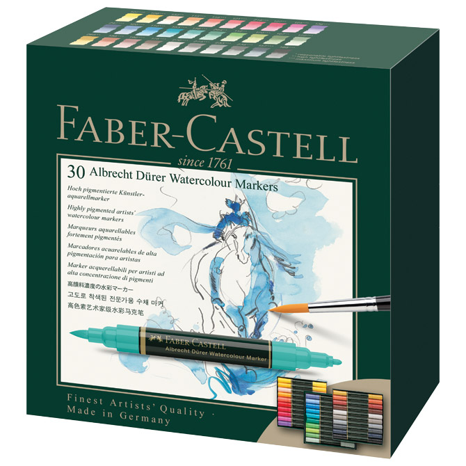 Marker obostrani akvarel 30boja albrecht dürer faber castell 160330-selective sortirano (41371)