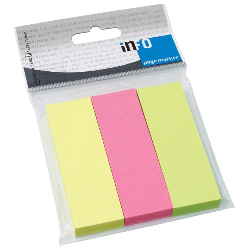 Zastavica 25x75mm 3bojex100l papir global notes 5671-39-pk3 sortirano blister (41670)