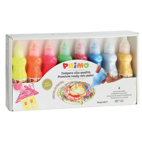 Boja tempera 50ml u bočici 8boja cmp.2532fm8 (41684)