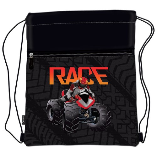Vrećica za tjelesni atv race 20,connect crno-narančasta (41974)