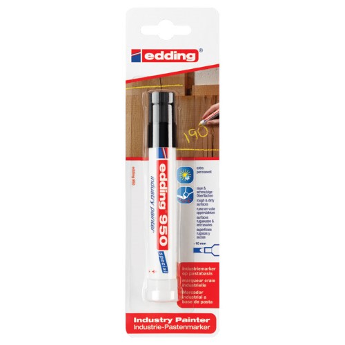 Marker industrijski painter permanentni 10mm edding 950/1 crni blister (42009)