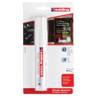Marker-kreda za staklo 4-15mm edding 4090/1 bijeli blister (42021)