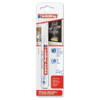 Marker-kreda za staklo 2-3mm edding 4095/1 bijeli blister (42024)