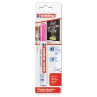 Marker-kreda za staklo 2-3mm edding 4095/1 neon rozi blister (42027)