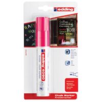 Marker-kreda za staklo 4-15mm edding 4090/1 neon rozi blister (42329)