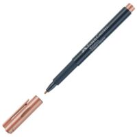 Marker permanentni 1-2mm metallic faber castell 160752 metalik brončani (42391)