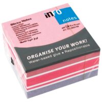 Blok samoljepljiv kocka 75x75mm 400l global notes 5654-69 sortirano (42407)