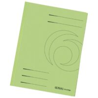 Fascikl klapa karton reciklirani A4 herlitz 11076460 zeleni (42497)