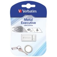 Memorija USB 32gb 2,0 metal executive verbatim 98749 srebrna blister (42551)
