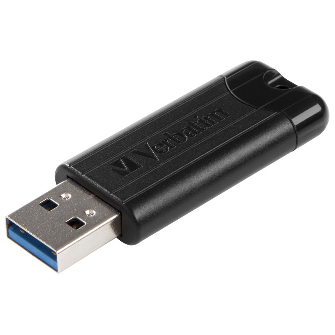Memorija USB 32gb 3,0 pinstripe verbatim 49317 crna blister (42555)