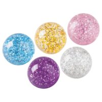Loptica gumena fi-4 cm glitter brunnen 10-36683 06 sortirano (42645)