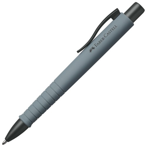 Olovka kemijska gumirana poly ball urban xb faber castell 241188 siva (42885)