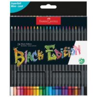 Boje drvene 24boje trokutaste black edition faber castell 116424 blister (43032)
