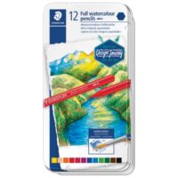 Boja vodena u olovci 12boja metalna kutija full watercolor design journey staedtler 14610g m12 (43131