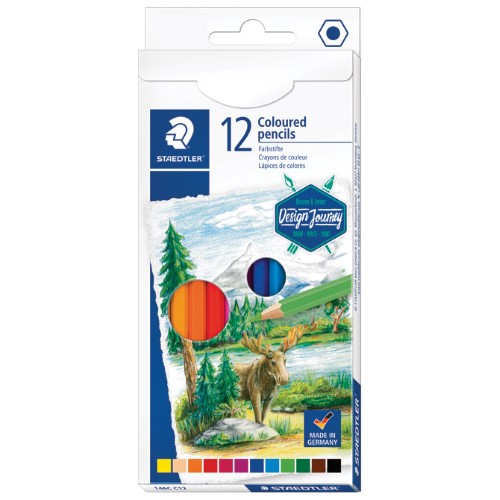 Boje drvene 12boja design journey staedtler 146c c12 blister (43132)