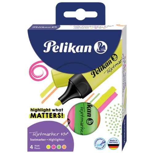 Signir 2-5mm 490 pelikan 814058 4boje blister (43262)