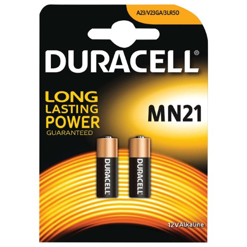 Baterija alkalna 12v duracell mn21 pk2 blister (43347)