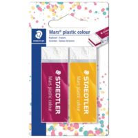 Gumica mars plastic colour pk2 staedtler 52650e1bk2 blister (43521)