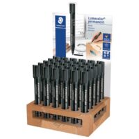 Stalak s markerima permanentnim 2 mm pk30 staedtler 352-9 ca30 crni (43528)