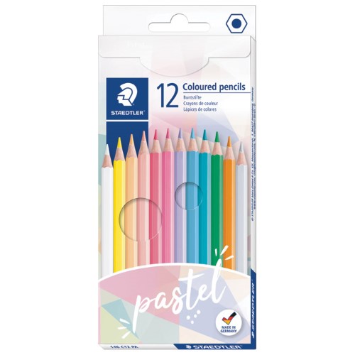Boje drvene 12boja pastel staedtler 146 c12 pa blister (43534)