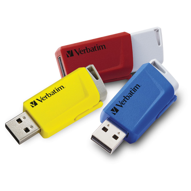 Memorija USB 3x16gb 3,0 store'n'click verbatim 49306 sortirano blister (43869)