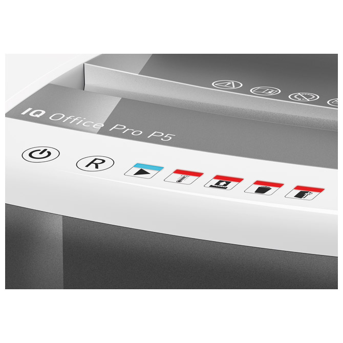 Uništavač dokumentacije 15 listova microcut iq pro leitz 80050000 bijelo/sivi (43895)